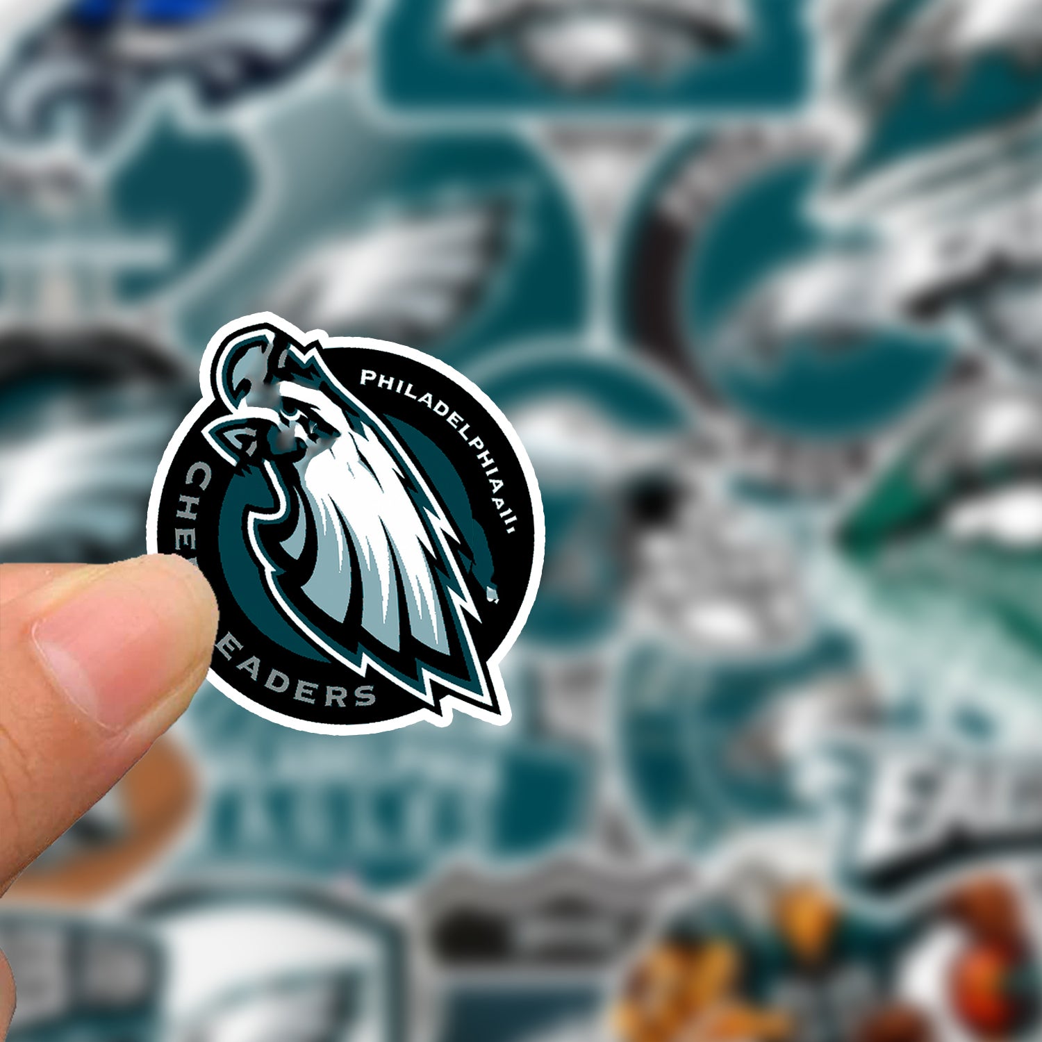 25pcs Philadelphia Stickers Eagles Pennsylvania Football and Rugby Decals for Kids Teens Adults Fans
