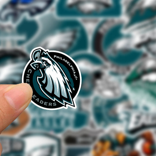 25pcs Philadelphia Stickers Eagles Pennsylvania Football and Rugby Decals for Kids Teens Adults Fans